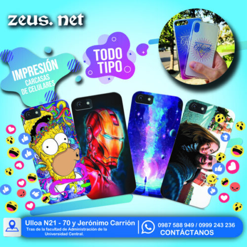 Carcasas de celulares Impresión Directa