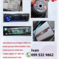 Radios ,bajos ,parlantes y más para tu audio