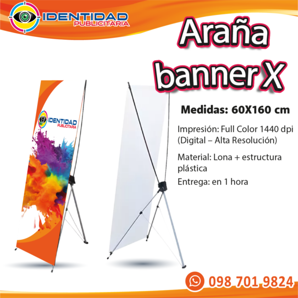 Araña banner x