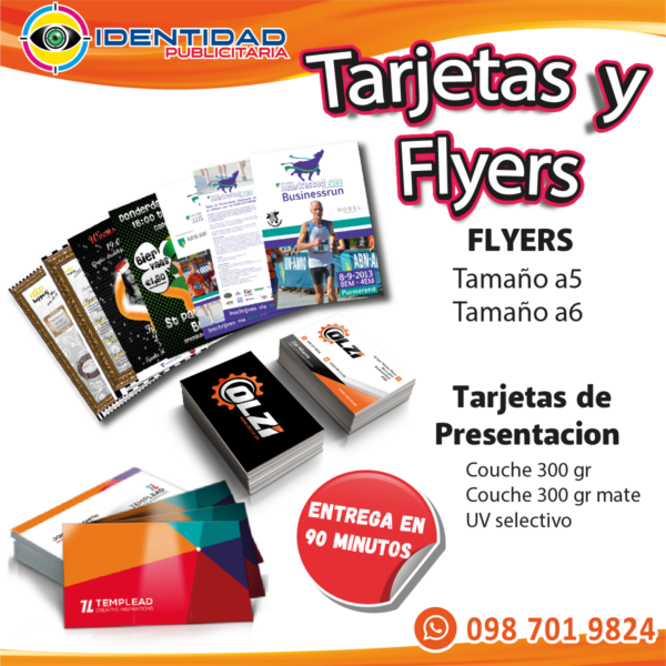 FLYERS Y TARJETAS PERSONALIZADAS